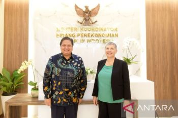 Temui Menko Airlangga, Dubes Australia Penny Williams sampaikan dukungan pada KTT G20