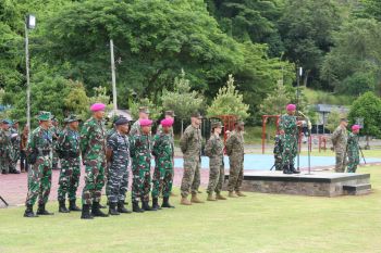 Danyon Infanteri 7 Marinir jabat Komandan Satgas Latihan Bersama Keris Marex Tahun 2022