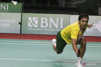 Jonatan Christie berupaya perbaiki kekalahan pada laga penyisihan kedua WTF 2022