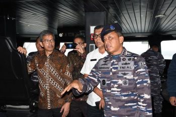 TNI AL lakukan survei hidro oseanografi untuk menentukan batas laut Natuna
