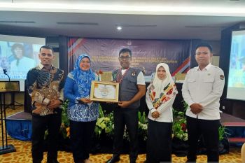 KPU Kampar raih penghargaan terbaik dalam pemutakhiran data pemilih