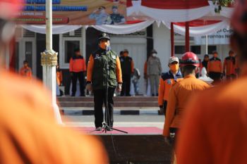 Pemkab Sleman menggelar apel siaga darurat bencana hidrometeorologi