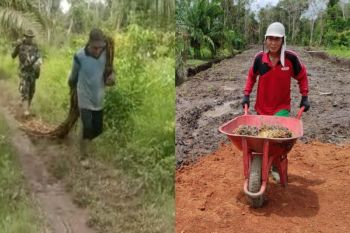 Jain kini tak perlu lagi berjalan memanggul beratnya rotan