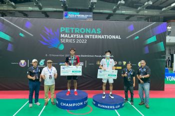 Syabda Perkasa Belawa juara tunggal putra Malaysia International Series 2022