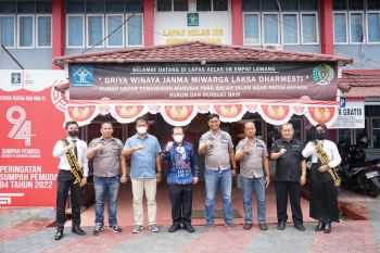 Kakanwil Kemenkumham Sumsel sambangi Lapas Empat Lawang