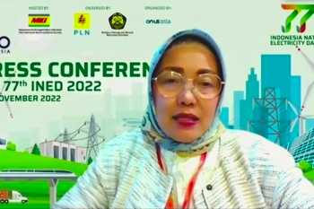 Hari Listrik Nasional ke-77 dengan tema peta jalan transisi energi