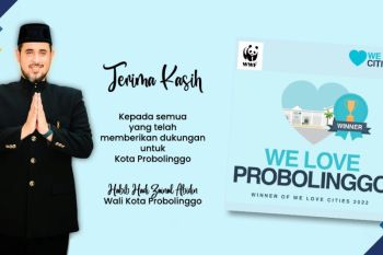 Pemenang Global We Love Cities 2022 diraih Kota Probolinggo