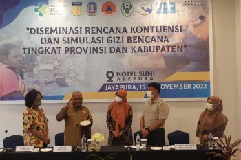 Papua sosialisasi rencana kontingensi pemenuhan gizi semasa bencana