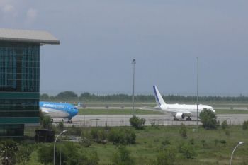 Pesawat delegasi Argentina dan Arab Saudi parkir di Bandara YIA