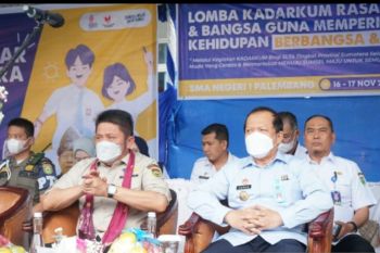 Kemenkumham Sumsel dukung peningkatan sadarkum pelajar SMA