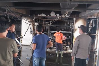 Polisi selidiki kebakaran di Lampung City Mall