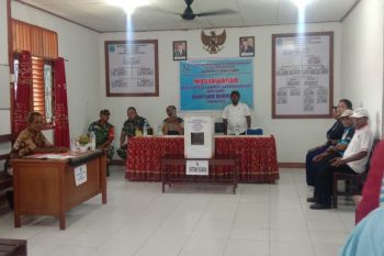 Babinsa hadiri pemilihan Bamuskam di Kampung Babrimbo