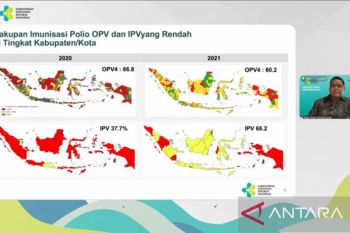 Kemenkes sebut Indonesia miliki risiko tinggi penyebaran virus polio