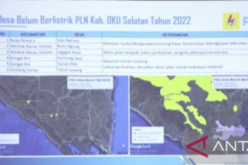 Pemkab OKU Selatan targetkan seluruh desa berlistrik pada 2022