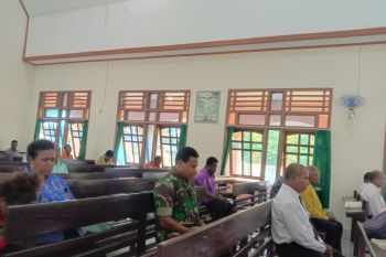 Babinsa Koramil 1708-05/Numfor ibadah minggu bersama warga binaan