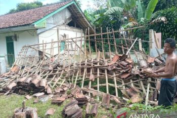 Gempa Cianjur -  Sedikitnya 434  rumah rusak di Kabupaten Sukabumi