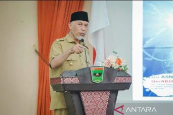 Gubernur Sumbar sampaikan bela sungkawa musibah gempa Cianjur