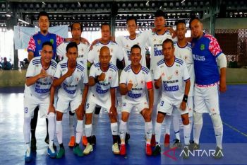 Tim futsal PWI Kalteng libas Kepri di laga perdana Porwanas XIII