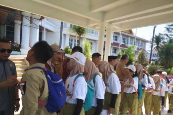 Bupati Kolaka lepas kontingen Porprov XIV