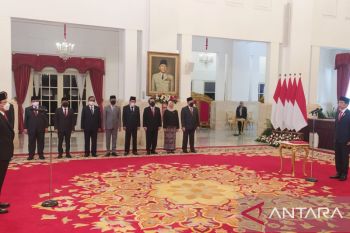 Presiden Jokowi lantik Muhamad Mardiono sebagai Utusan Khusus Presiden Bidang Pengentasan Kemiskinan