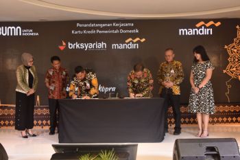 BRK Syariah kerja sama Bank Mandiri terkait layanan KKPD