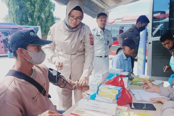Jasa Raharja Banten Melaksanakan Pengobatan Gratis di Terminal Terpadu Pelabuhan Merak Banten