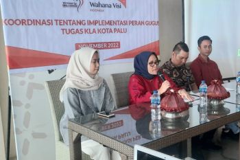 Pemkot Palu bangun koordinasi lintas sektor  wujudkan kota layak anak