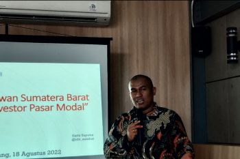 Transaksi saham warga Sumbar capai Rp13,5 triliun hingga Oktober 2022