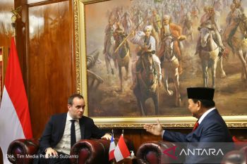 Prabowo: Indonesia-Prancis kerja sama pendidikan pertahanan