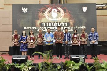 Berikut hasil penganugerahan Keterbukaan Informasi Publik Kalteng 2022