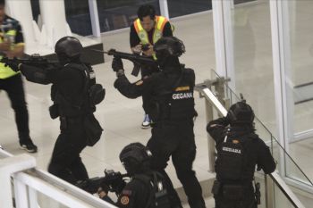 Bandara Radin Inten latih penanggulangan darurat jelang libur Natal dan Tahun Baru
