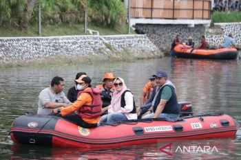 Forkompimda Kabupaten Bogor gelar aksi bersih-bersih di Situ Pemda