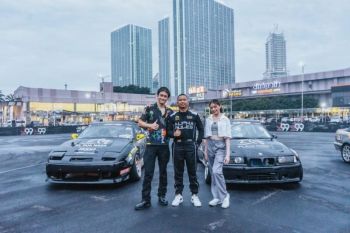 Tim drifting Deddy Corbuzier dapat motivasi sebelum turun di Edutown Drift Prix