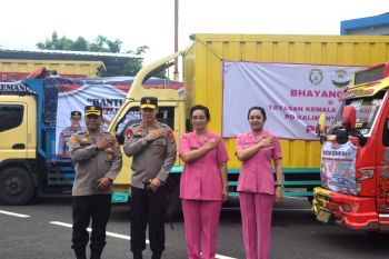 Kapolda Kaltara lepas rombongan bantuan korban gempa Cianjur