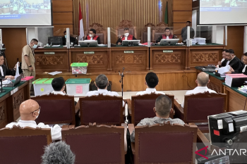 Empat terdakwa "obstruction of justice" bersaksi di sidang Bharada Eliezer