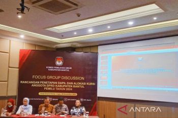 KPU Bantul menyiapkan rancangan dapil untuk DPRD pada Pemilu 2024