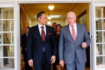 AHY bertemu pimpinan politik Australia