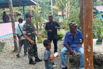 Koramil Supiori Selatan laksanakan komsos bersama warga binaan