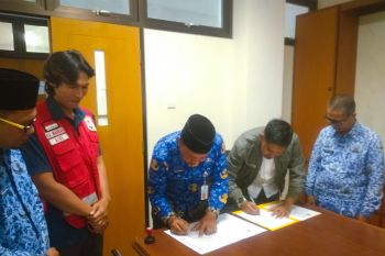 PMI-BPBD Natuna tandatangani kerja sama mitigasi bencana