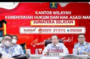 Kemenkumham Sumsel gandeng 13 LBH bantu masyarakat tersandung masalah hukum