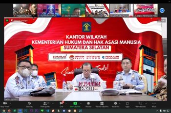 Kakanwil Kemenkumham Sumsel minta UPT lakukan percepatan capaian kinerja tahun 2022