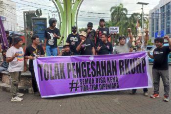 Aliansi Masyarakat Sipil Sulut Tuntut KUHP Dicabut