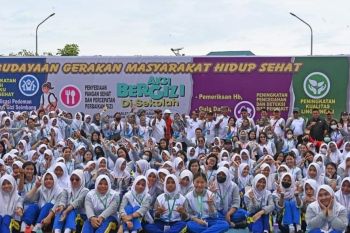 Jufri Budiman hadiri kegiatan Gerakan Serentak Minum Tablet Fe