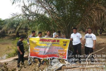 Bekas arena dayung di Kuansing diduga jadi lokasi penambangan emas ilegal