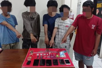 Lima pemuda di Empang Sumbawa masuk penjara terkait kasus narkoba