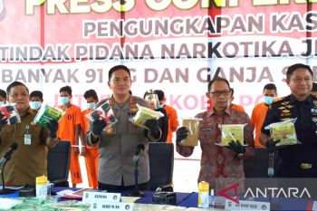 Polda Riau sita 91 kg sabu dan 25 kg ganja di berbagai daerah, Iqbal diburu