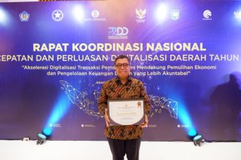 Sulbar raih penghargaan sebagai Provinsi Terbaik II TP2DD di wilayah KTI