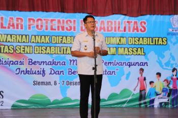 Wabup Sleman mengajak semua pihak mewujudkan kesetaraan disabilitas