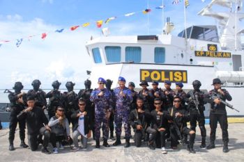 Uji Pengananan Pemilu di Perairan Kaltara