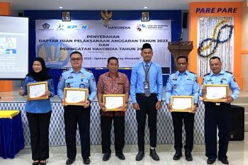 Empat UPT Kemenkumham Sulsel raih penghargaan kinerja anggaran